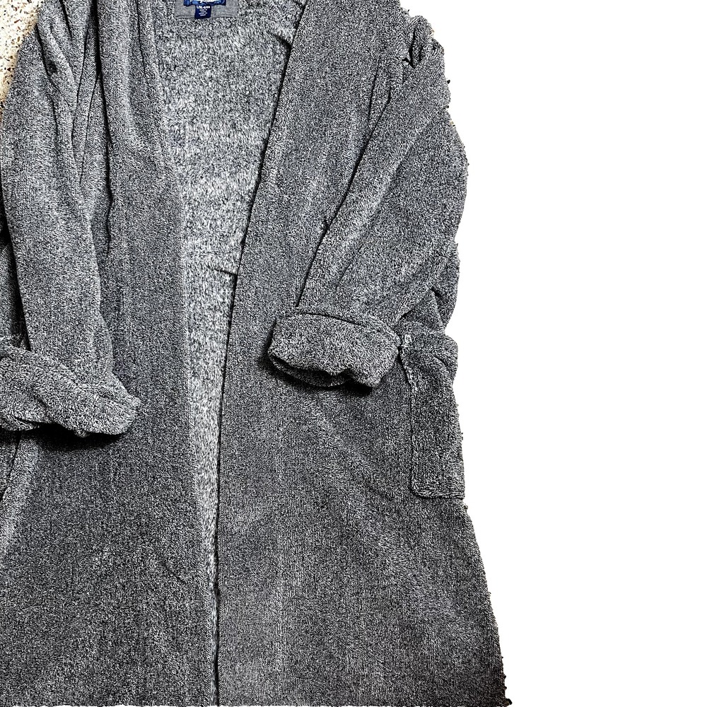 Tommy Bahama Robe Gray Men's Size Large Sleepwear Lounge Soft Polyester Pockets - Picture 3 of 16